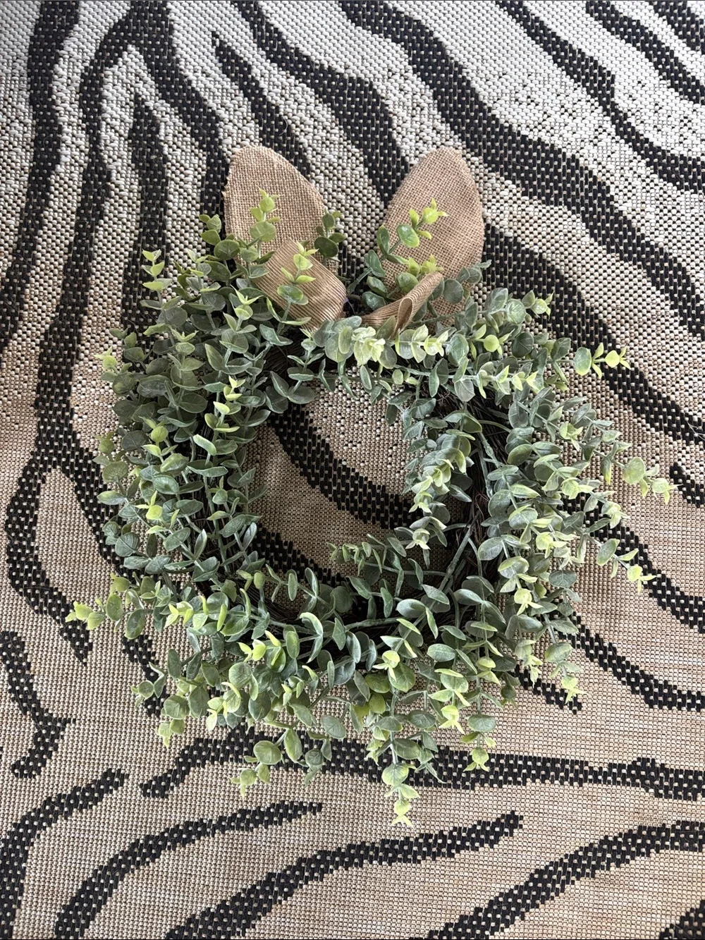 🆕Bunny Artificial Eucalyptus Wreath